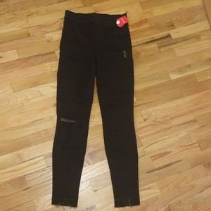 Distressed skinny jean, tall